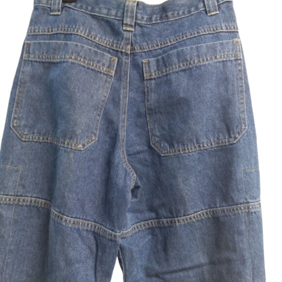Wrangler Boys 18 Jeans Cargo Pockets Hidden Pockets Blue ATG47 - Picture 7 of 7